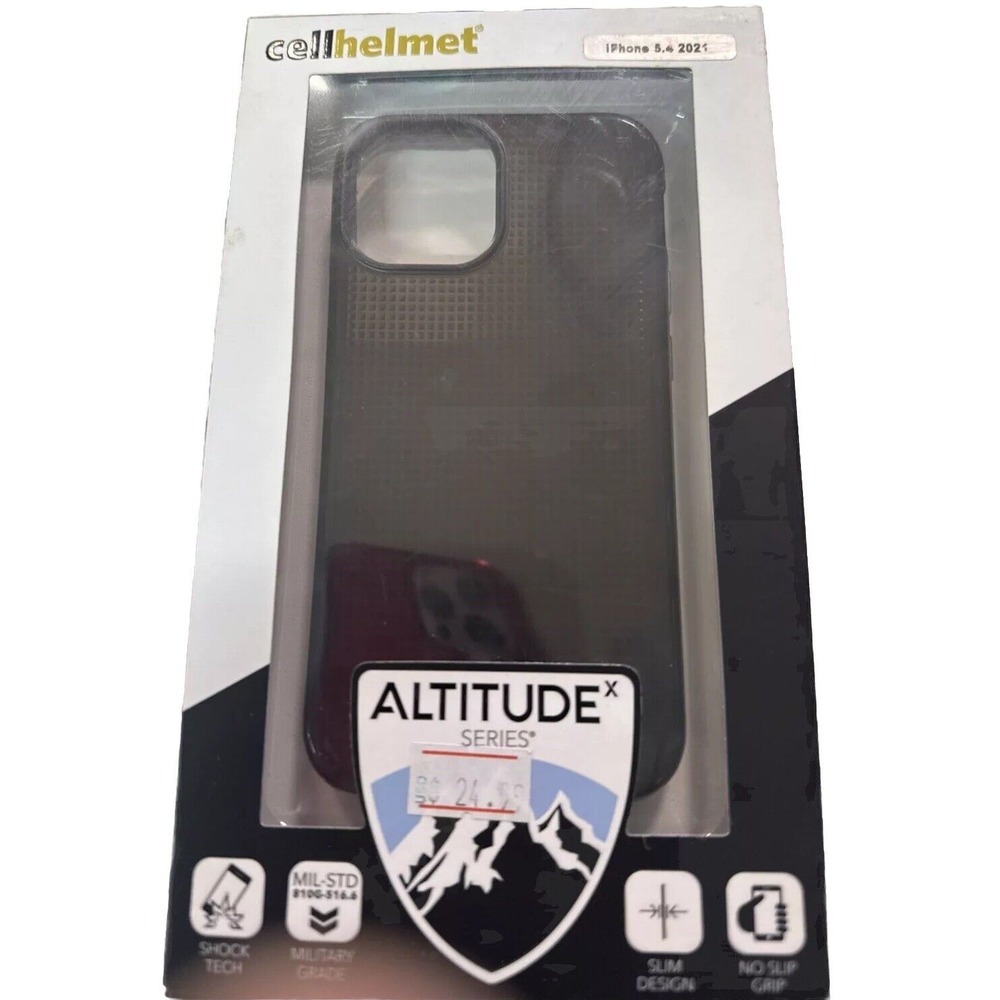 iPhone 5.4 2021 Cellhelmet Altitude Series Black Case‎ New Sealed
